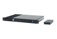 Fanless 19-inch 1U server system